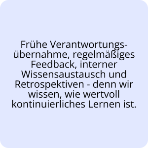 Tourguide-Job mit früher Verantwortungsübernahme, regelmäßigem Feedback und aktivem Wissensaustausch im Team.